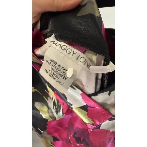 Maggy London Floral Wrap Dress - Picture 3 of 3